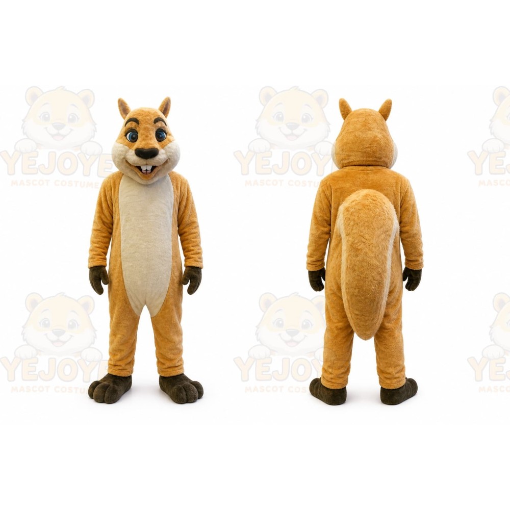 Squirrel Mascot Costume for Adults Custom Logo Party Character Suit