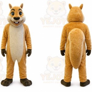 Squirrel Mascot Costume for Adults Custom Logo Party Character Suit