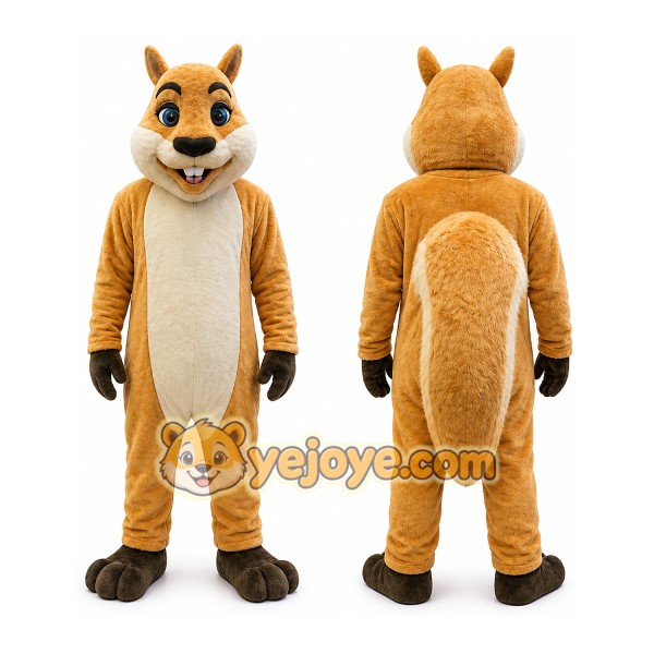 Squirrel Mascot Costume for Adults Custom Logo Party Character Suit