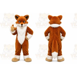 Fox Mascot Costume for Adults Custom Logo Party Character Suit