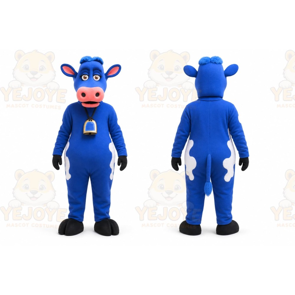 Cow Mascot Costume for Adults Custom Logo Party Character Suit