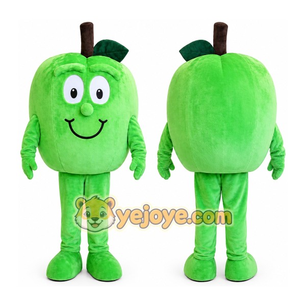 Apple Mascot Costume for Adults Custom Logo Party Character Suit