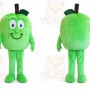 Apple Mascot Costume for Adults Custom Logo Party Character Suit