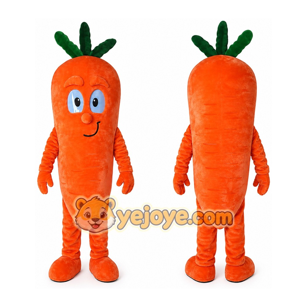 Carrot Mascot Costume for Adults Custom Logo Party Character Suit Carrot Mascot Costume for Adults Custom Logo Party Character Suit