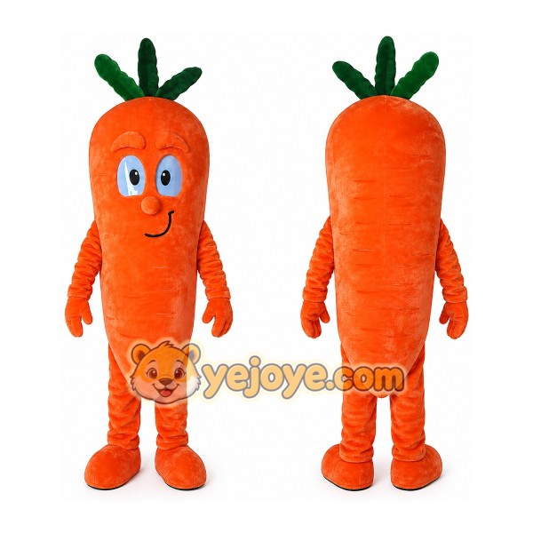 Carrot Mascot Costume for Adults Custom Logo Party Character Suit
