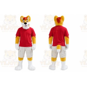 Dog Mascot Costume for Adults Custom Logo Party Character Suit