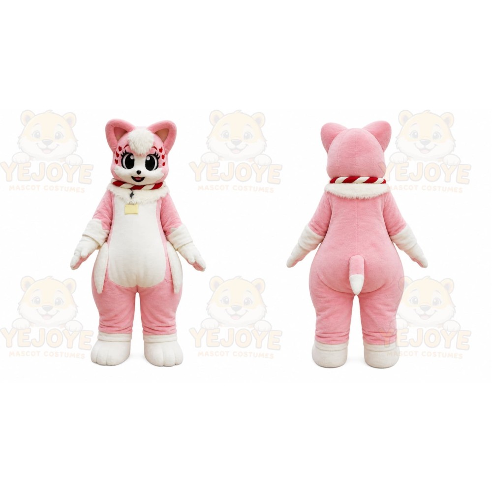 Cat Mascot Costume for Adults Custom Logo Party Character Suit