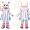 Cat Mascot Costume for Adults Custom Logo Party Character Suit
