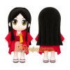 Cartoon Girl in Red Robe Mascot Costume for Adults Custom Logo Party Character Suit
