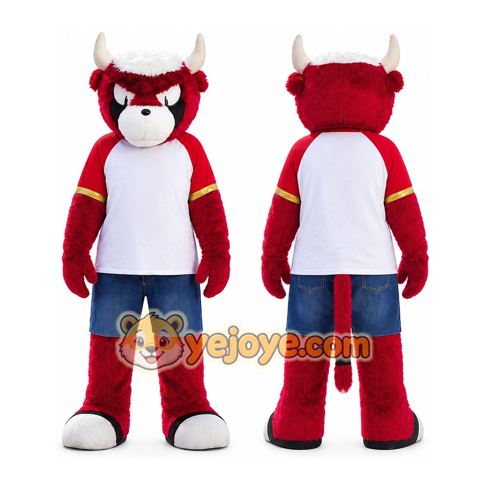 Bull Mascot Costume for Adults Custom Logo Party Character Suit Bull Mascot Costume for Adults Custom Logo Party Character Suit