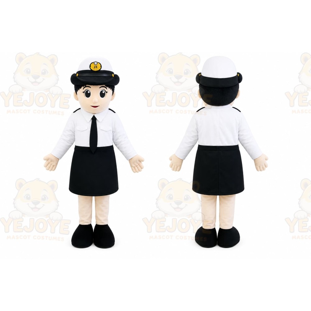 Officer Mascot Costume for Adults Custom Logo Party Character Suit