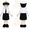 Officer Mascot Costume for Adults Custom Logo Party Character Suit
