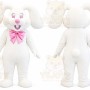 Rabbit Mascot Costume for Adults Custom Logo Party Character Suit