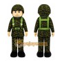 Soldier Mascot Costume for Adults Custom Logo Party Character Suit