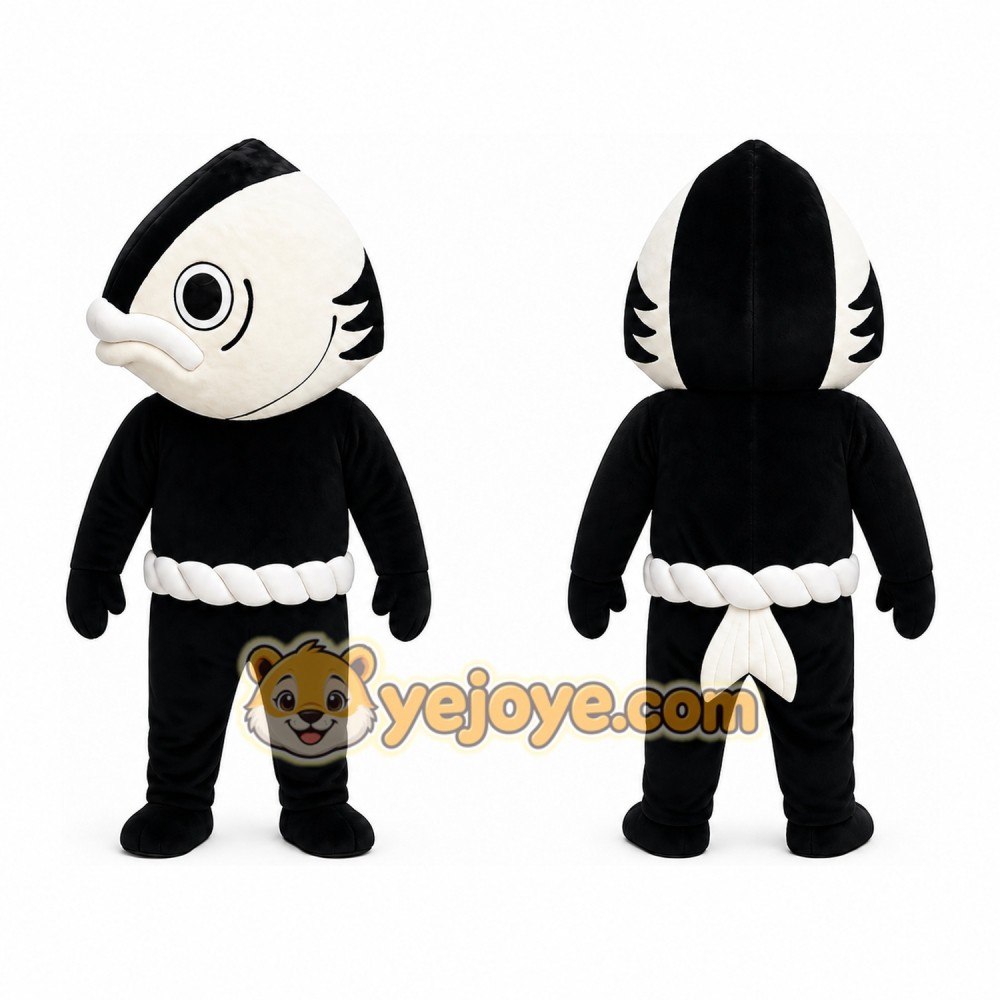 Fish Mascot Costume for Adults Custom Logo Party Character Suit