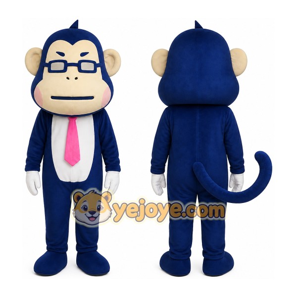 Monkey Mascot Costume for Adults Custom Logo Party Character Suit