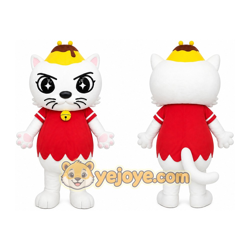 Cat Mascot Costume for Adults Custom Logo Party Character Suit