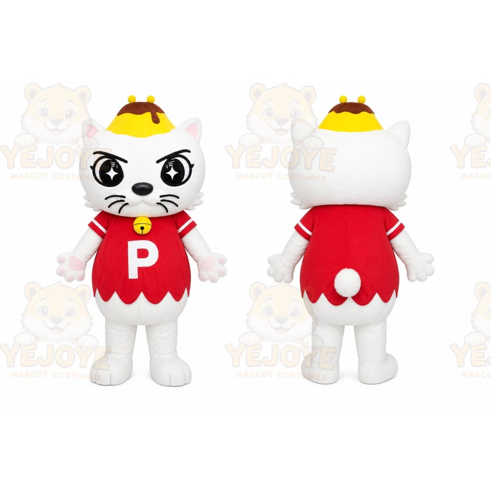 Cat Mascot Costume for Adults Custom Logo Party Character Suit