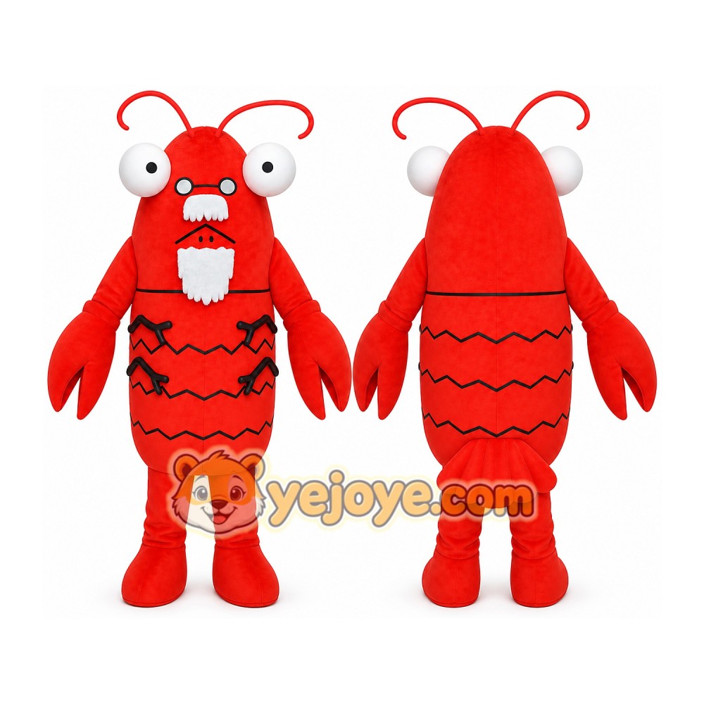Lobster Mascot Costume for Adults Custom Logo Party Character Suit