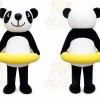 Panda Mascot Costume for Adults Custom Logo Party Character Suit
