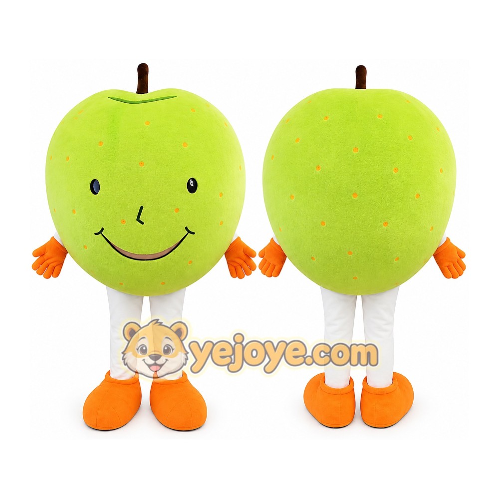 Apple Mascot Costume for Adults Custom Logo Party Character Suit Apple Mascot Costume for Adults Custom Logo Party Character Suit