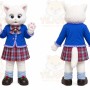 Cat Mascot Costume for Adults Custom Logo Party Character Suit