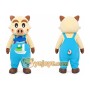 Pig Mascot Costume for Adults Custom Logo Party Character Suit