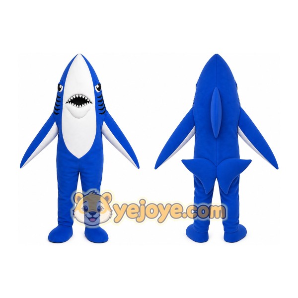 Shark Mascot Costume for Adults Custom Logo Party Character Suit