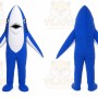 Shark Mascot Costume for Adults Custom Logo Party Character Suit