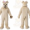 Dog Mascot Costume for Adults Custom Logo Party Character Suit