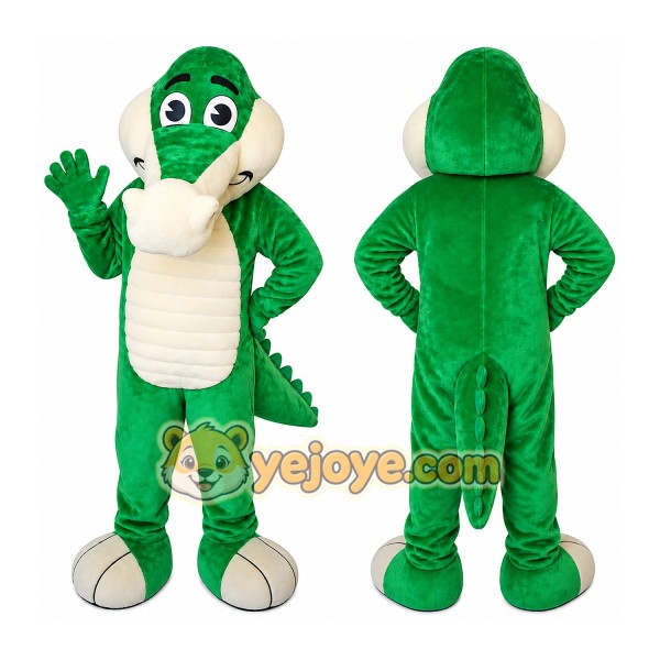 Crocodile Mascot Costume for Adults Custom Logo Party Character Suit