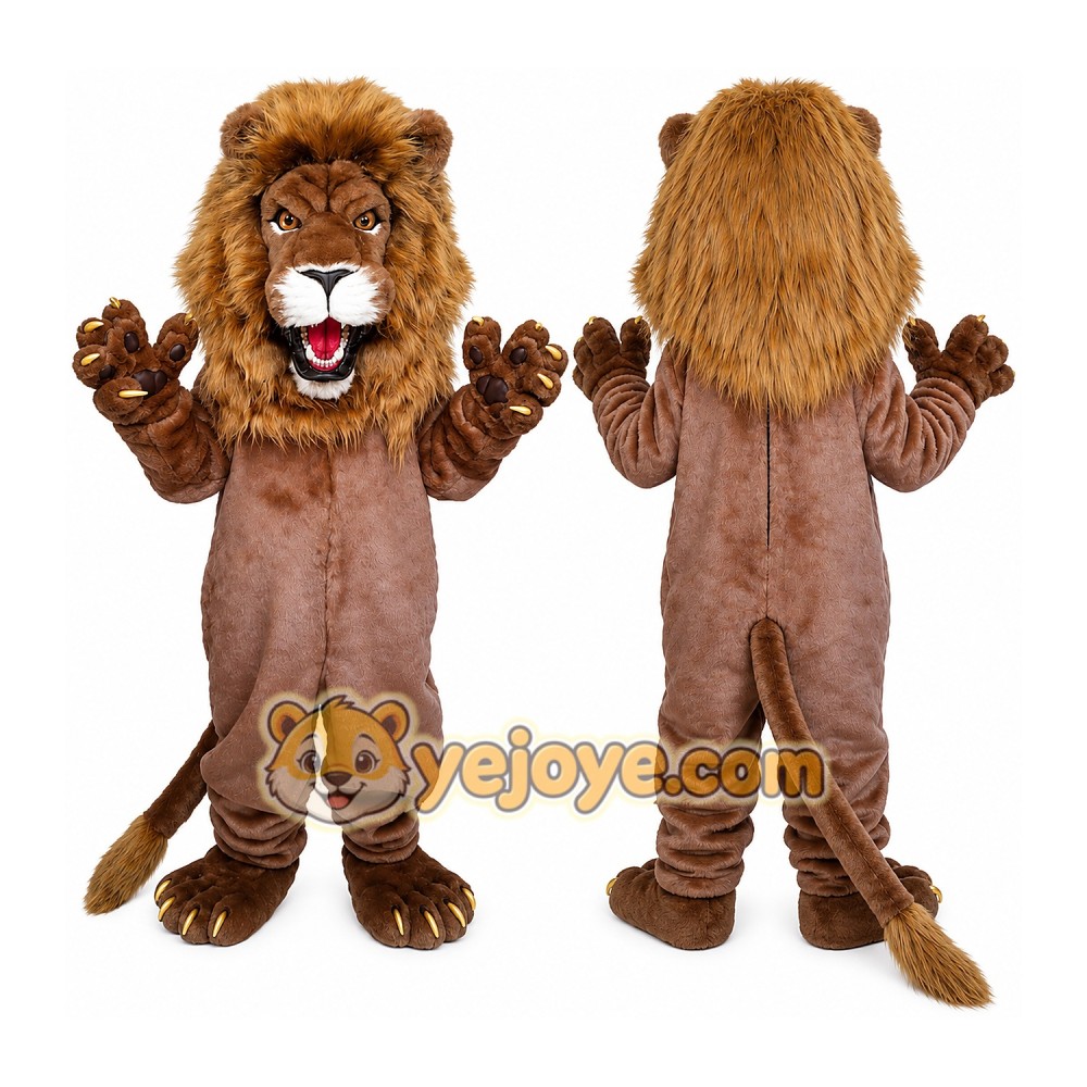 Lion Mascot Costume for Adults Custom Logo Party Character Suit Lion Mascot Costume for Adults Custom Logo Party Character Suit