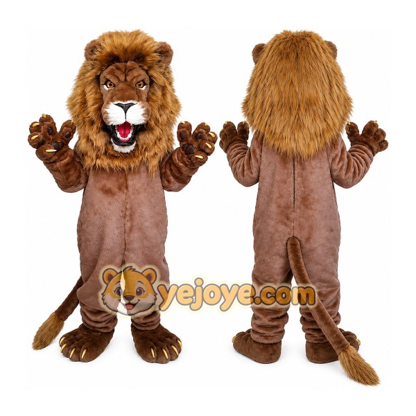 Lion Mascot Costume for Adults Custom Logo Party Character Suit