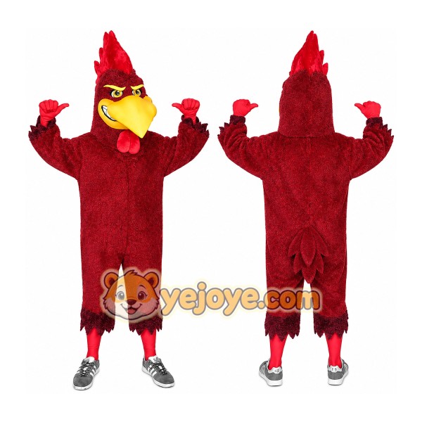 Rooster Mascot Costume for Adults Custom Logo Party Character Suit