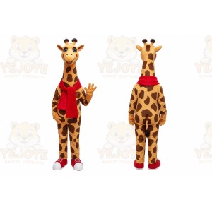 Giraffe Mascot Costume for Adults Custom Logo Party Character Suit