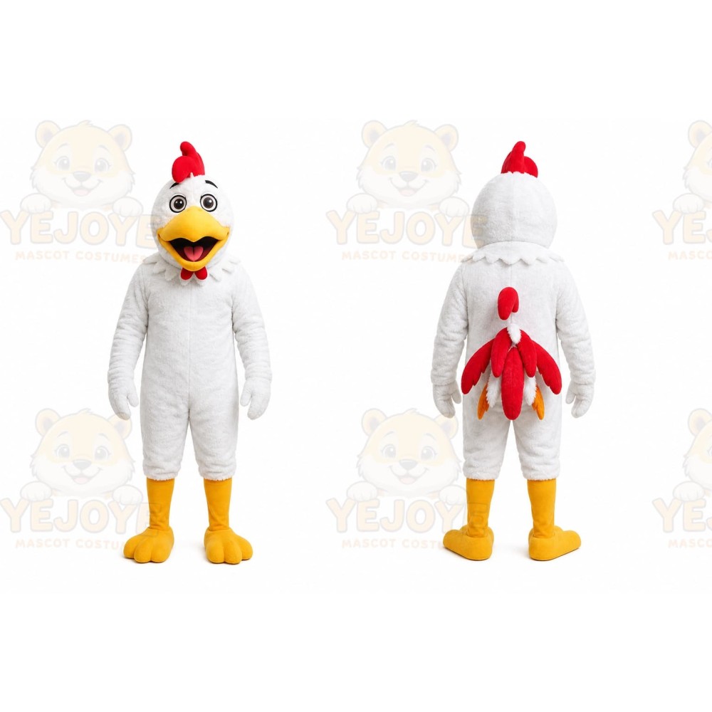 Chicken Mascot Costume for Adults Custom Logo Party Character Suit