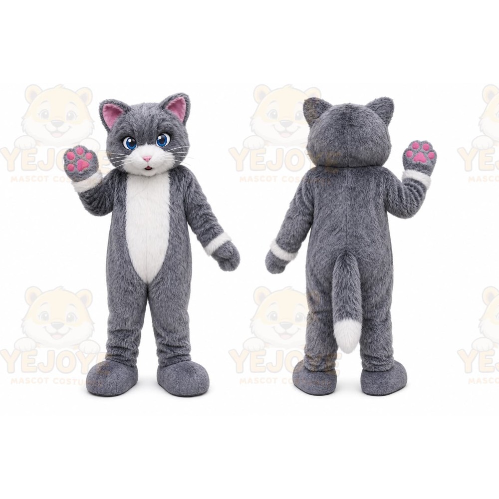 Cat Mascot Costume for Adults Custom Logo Party Character Suit