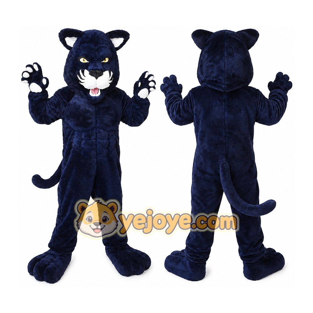 Panther Mascot Costume for Adults Custom Logo Party Character Suit