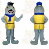 Fish Mascot Costume for Adults Custom Logo Party Character Suit