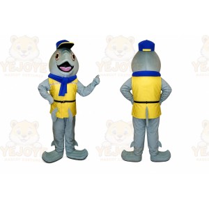 Fish Mascot Costume for Adults Custom Logo Party Character Suit