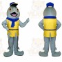 Fish Mascot Costume for Adults Custom Logo Party Character Suit