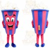 Popcorn Mascot Costume for Adults Custom Logo Party Character Suit