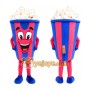 Popcorn Mascot Costume for Adults Custom Logo Party Character Suit