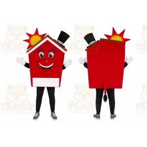 House Mascot Costume for Adults Custom Logo Party Character Suit