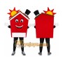 House Mascot Costume for Adults Custom Logo Party Character Suit