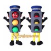 Traffic Light Mascot Costume for Adults Custom Logo Party Character Suit