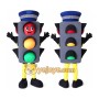 Traffic Light Mascot Costume for Adults Custom Logo Party Character Suit