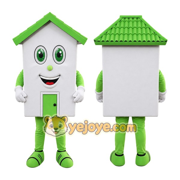 House Mascot Costume for Adults Custom Logo Party Character Suit