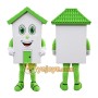 House Mascot Costume for Adults Custom Logo Party Character Suit