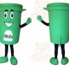 Trash Can Mascot Costume for Adults Custom Logo Party Character Suit
